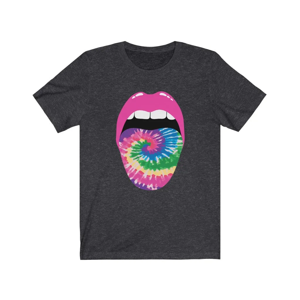 Swirl Tie Dye Tongue Out Tee sold by Always Stylish Mama product image thumbnail 5
