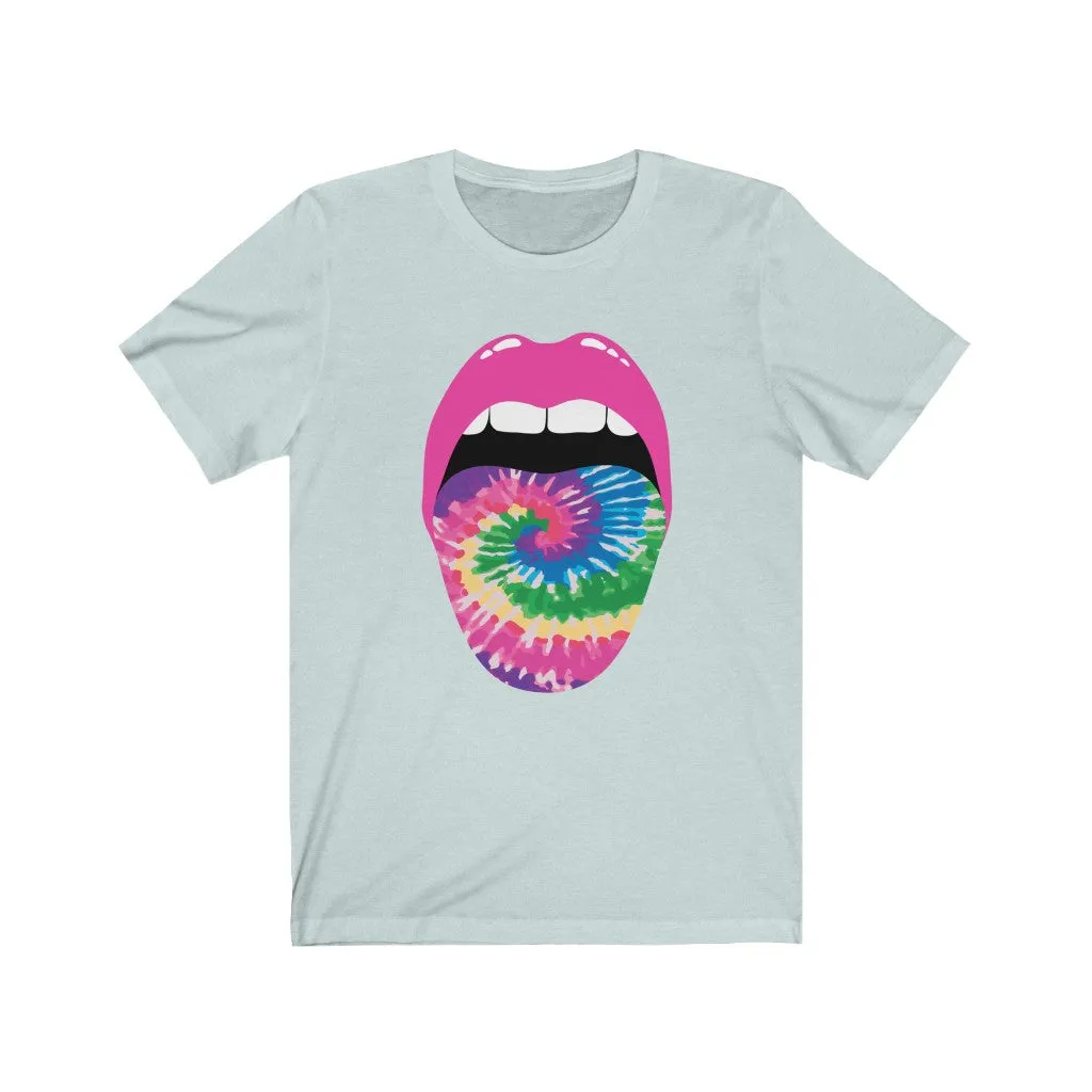 Swirl Tie Dye Tongue Out Tee sold by Always Stylish Mama product image thumbnail 3