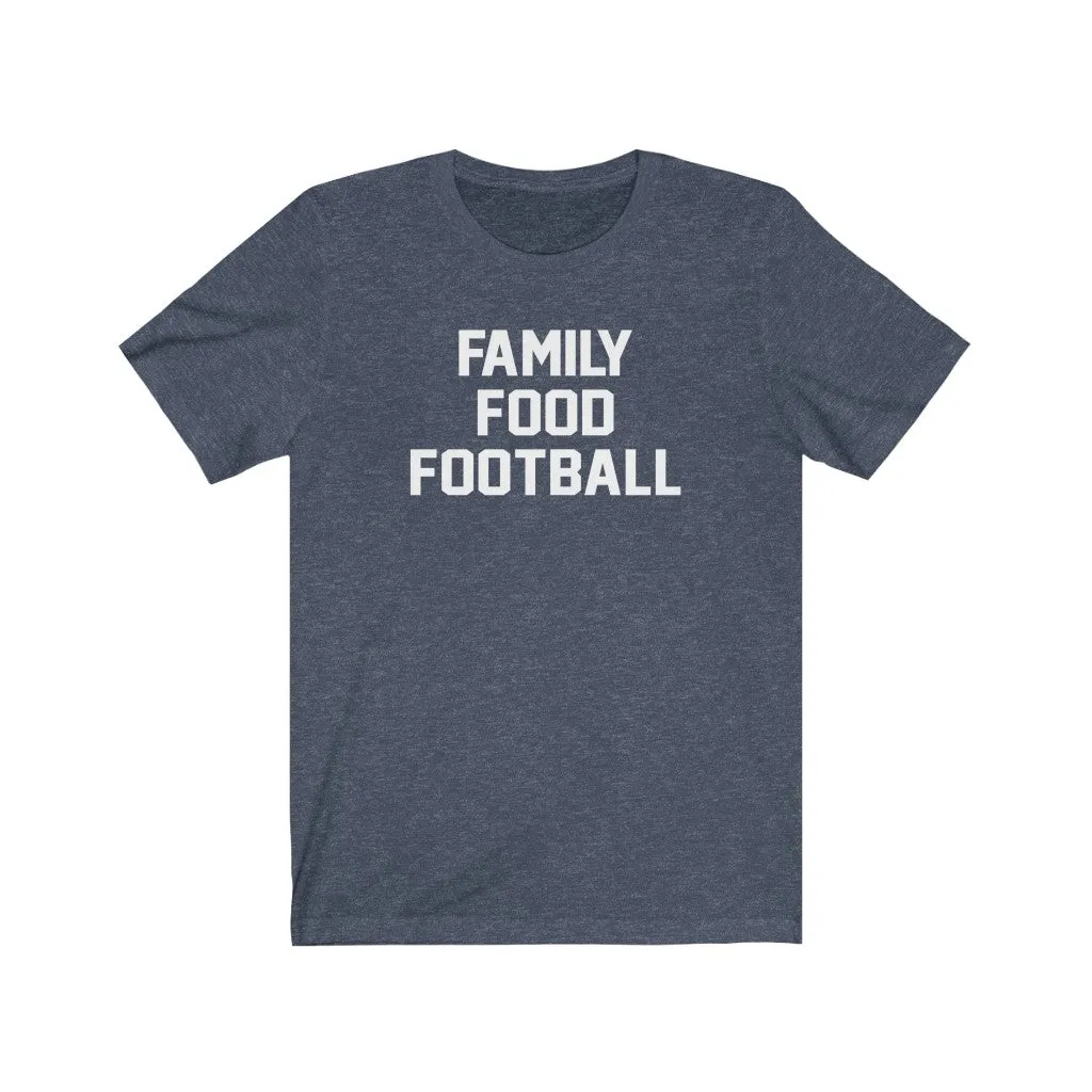 Family Food Football Unisex Short Sleeve Tee sold by Always Stylish Mama product image thumbnail 5