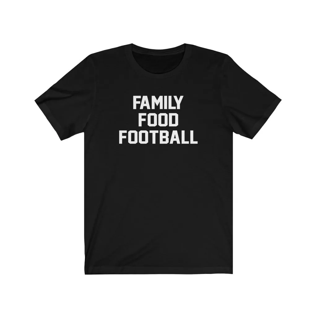 Family Food Football Unisex Short Sleeve Tee sold by Always Stylish Mama product image thumbnail 3