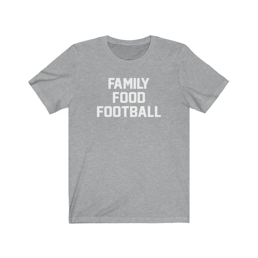 Family Food Football Unisex Short Sleeve Tee sold by Always Stylish Mama product image thumbnail 4