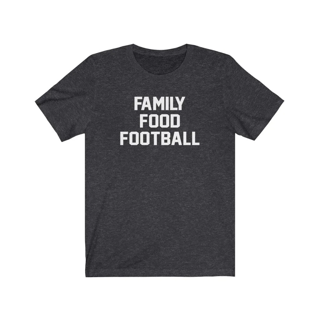 Family Food Football Unisex Short Sleeve Tee sold by Always Stylish Mama