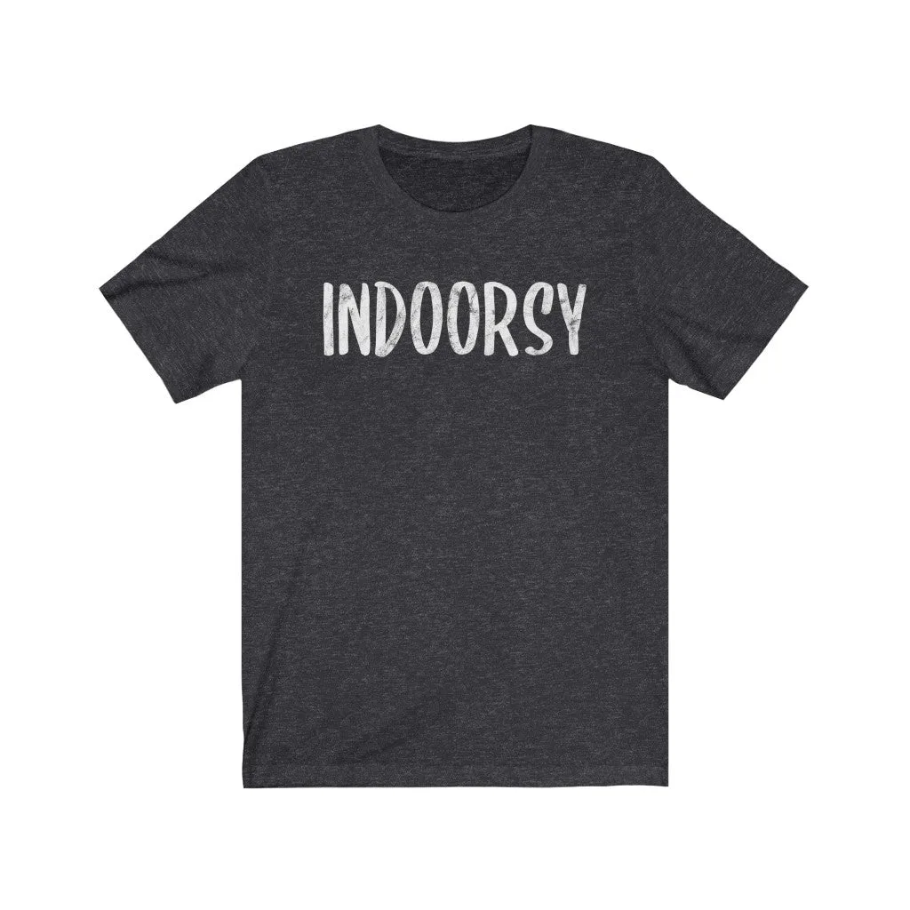 Indoorsy Unisex Short Sleeve Tee sold by Always Stylish Mama