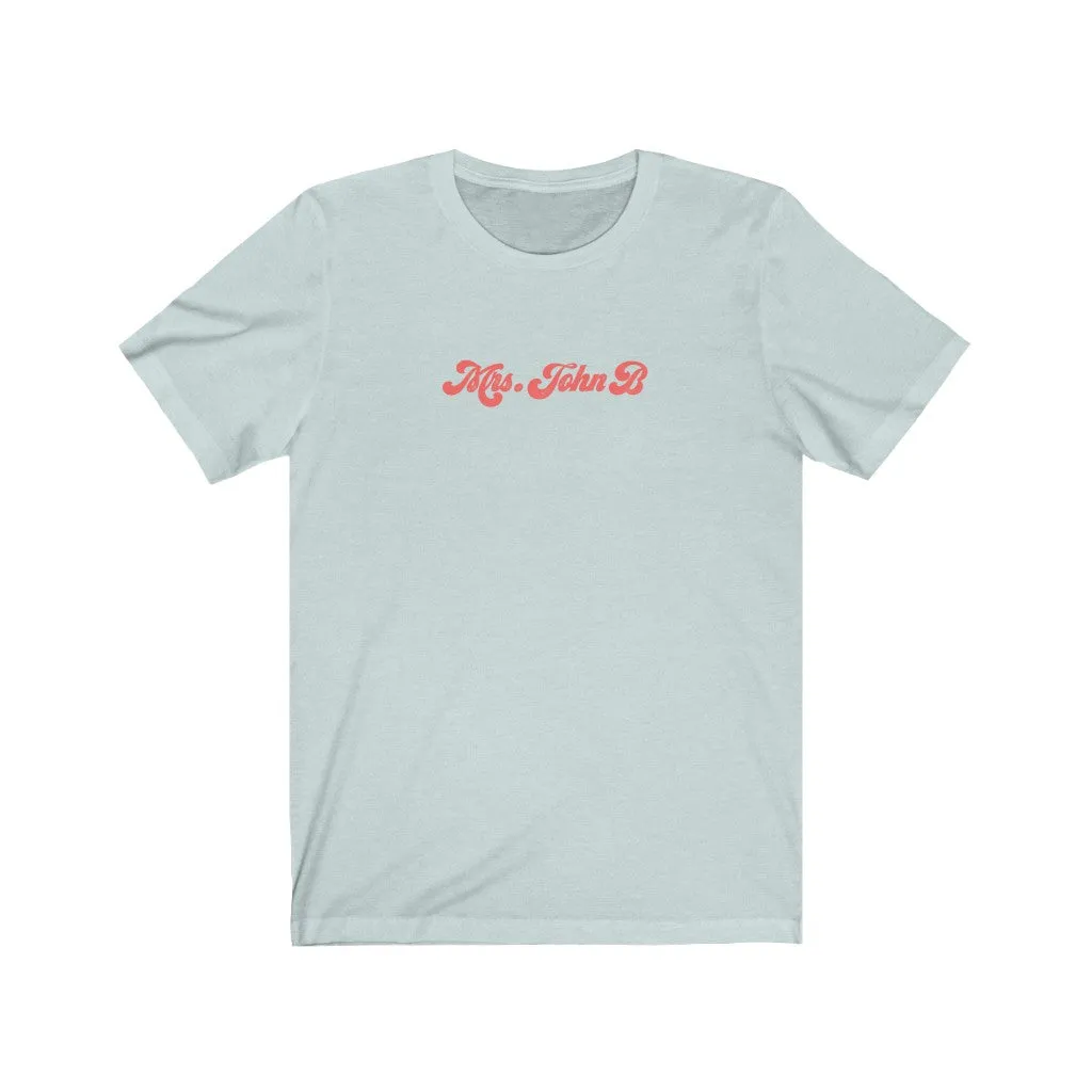 Mrs John B Outer Banks Unisex Tee sold by Always Stylish Mama