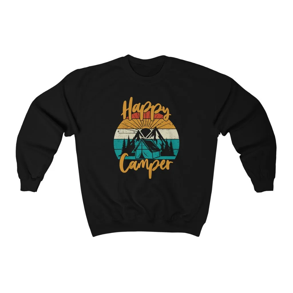Happy Camper Unisex Sweatshirt sold by Always Stylish Mama product image thumbnail 3