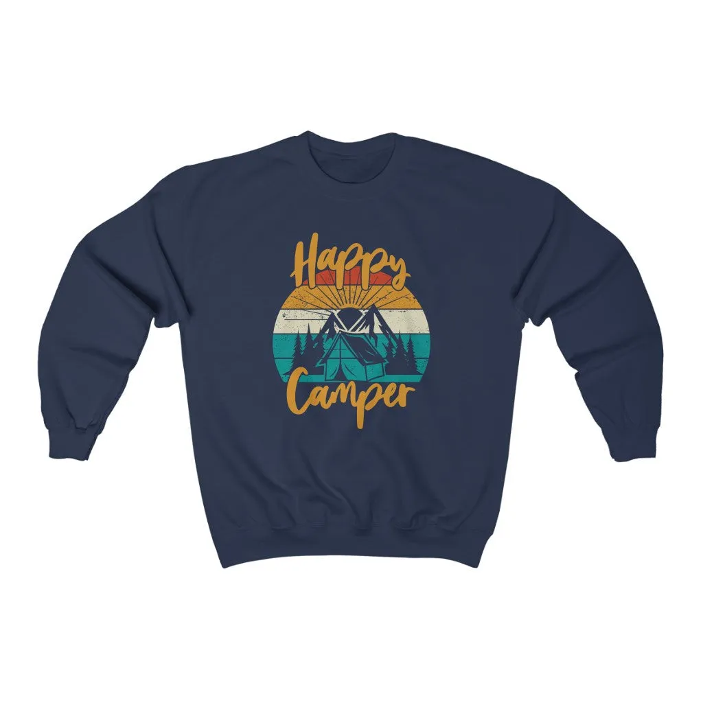 Happy Camper Unisex Sweatshirt sold by Always Stylish Mama product image thumbnail 4