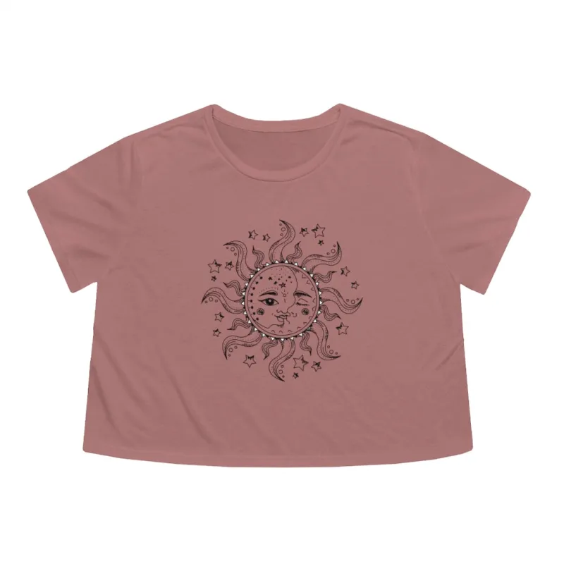 Sun & Moon Cropped Tee sold by Always Stylish Mama