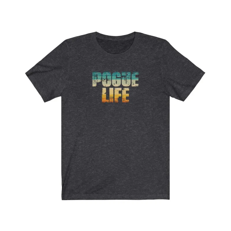 Pogue Life Sunset Stripes Unisex Tee sold by Always Stylish Mama