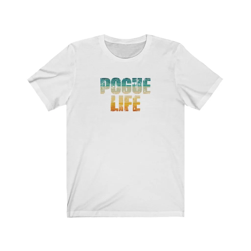 Pogue Life Sunset Stripes Unisex Tee sold by Always Stylish Mama product image thumbnail 2
