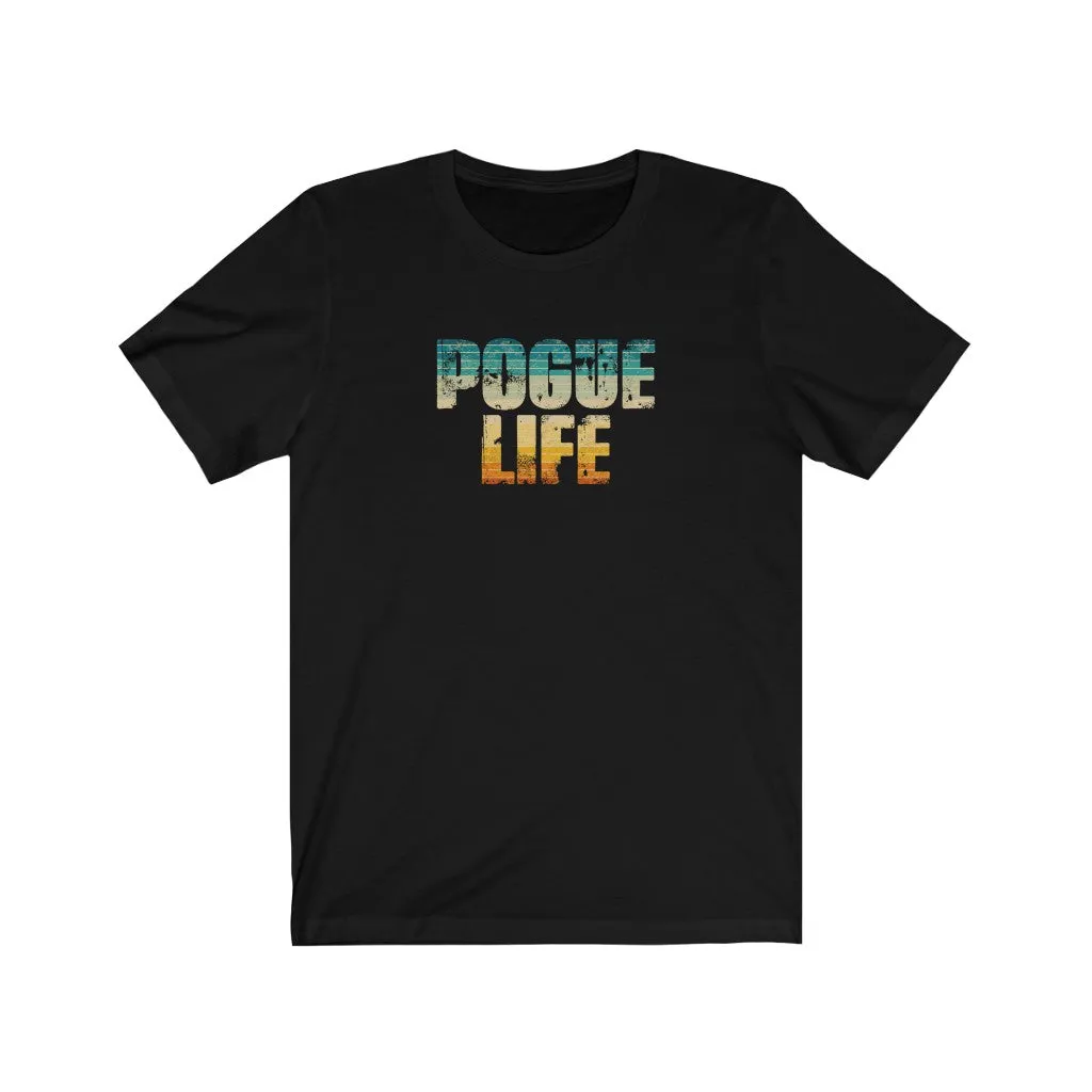 Pogue Life Sunset Stripes Unisex Tee sold by Always Stylish Mama product image thumbnail 3
