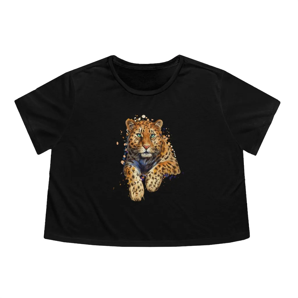 Grunge Tiger Cropped Tee sold by Always Stylish Mama product image thumbnail 4