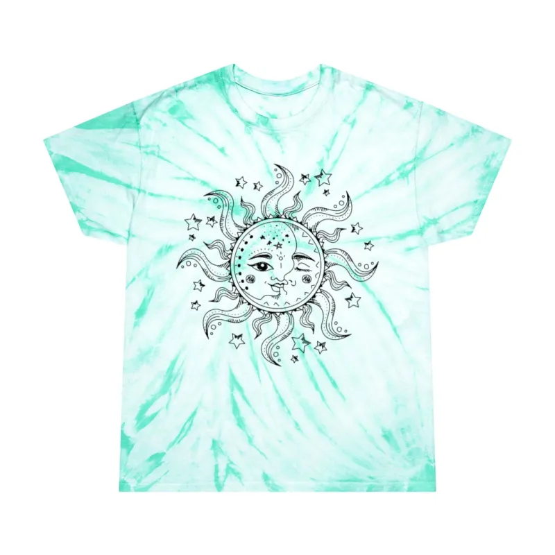Sun and Moon Tie-Dye Unisex Tee sold by Always Stylish Mama