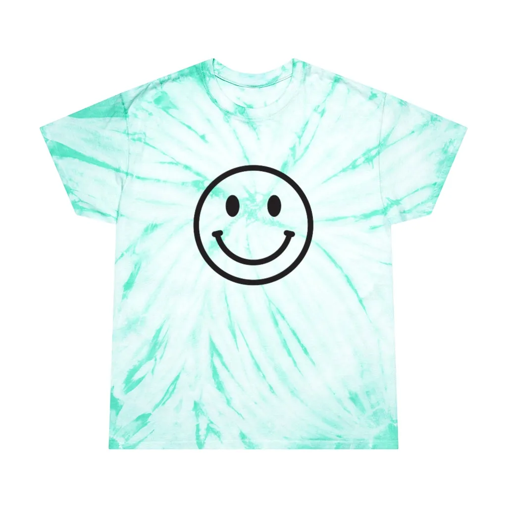 Smiley Face Tie-Dye Unisex Tee sold by Always Stylish Mama product image thumbnail 4