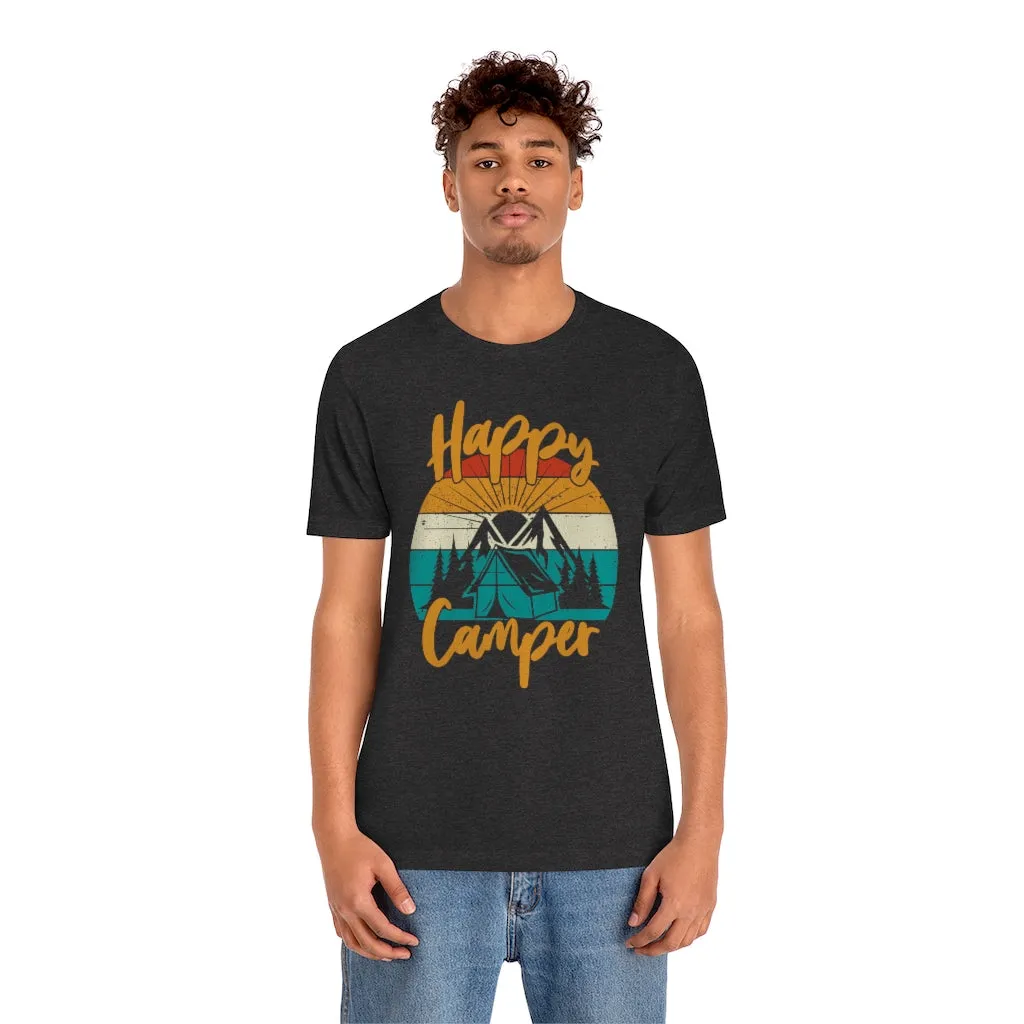Happy Camper Unisex Tee sold by Always Stylish Mama product image thumbnail 3
