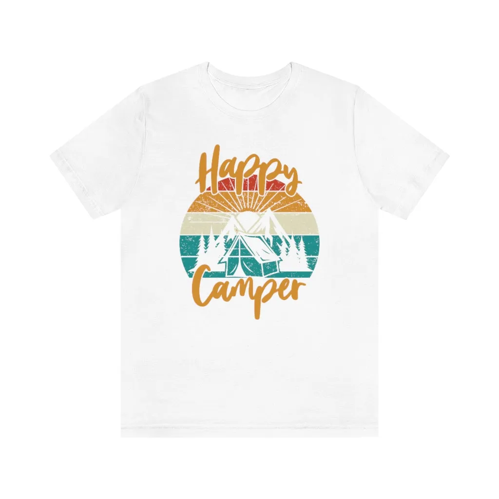Happy Camper Unisex Tee sold by Always Stylish Mama product image thumbnail 4