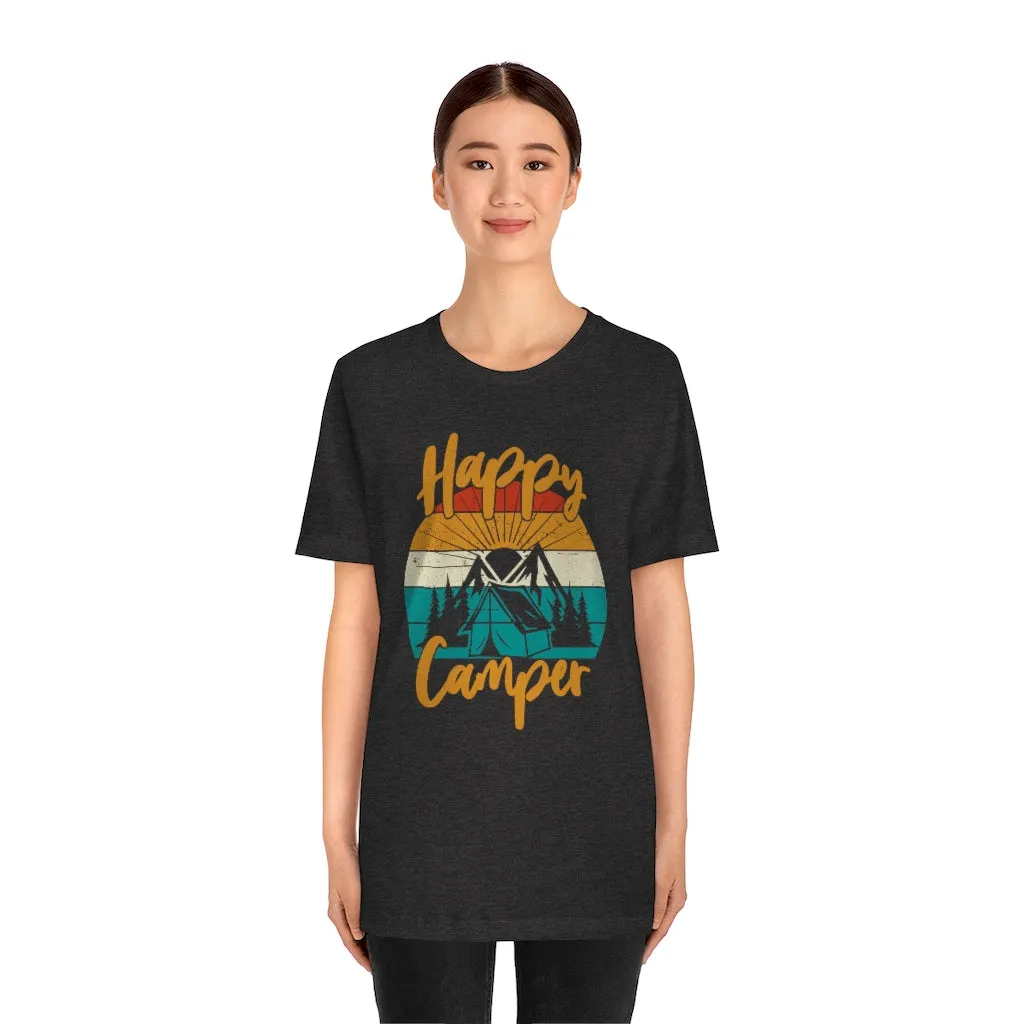 Happy Camper Unisex Tee sold by Always Stylish Mama product image thumbnail 2