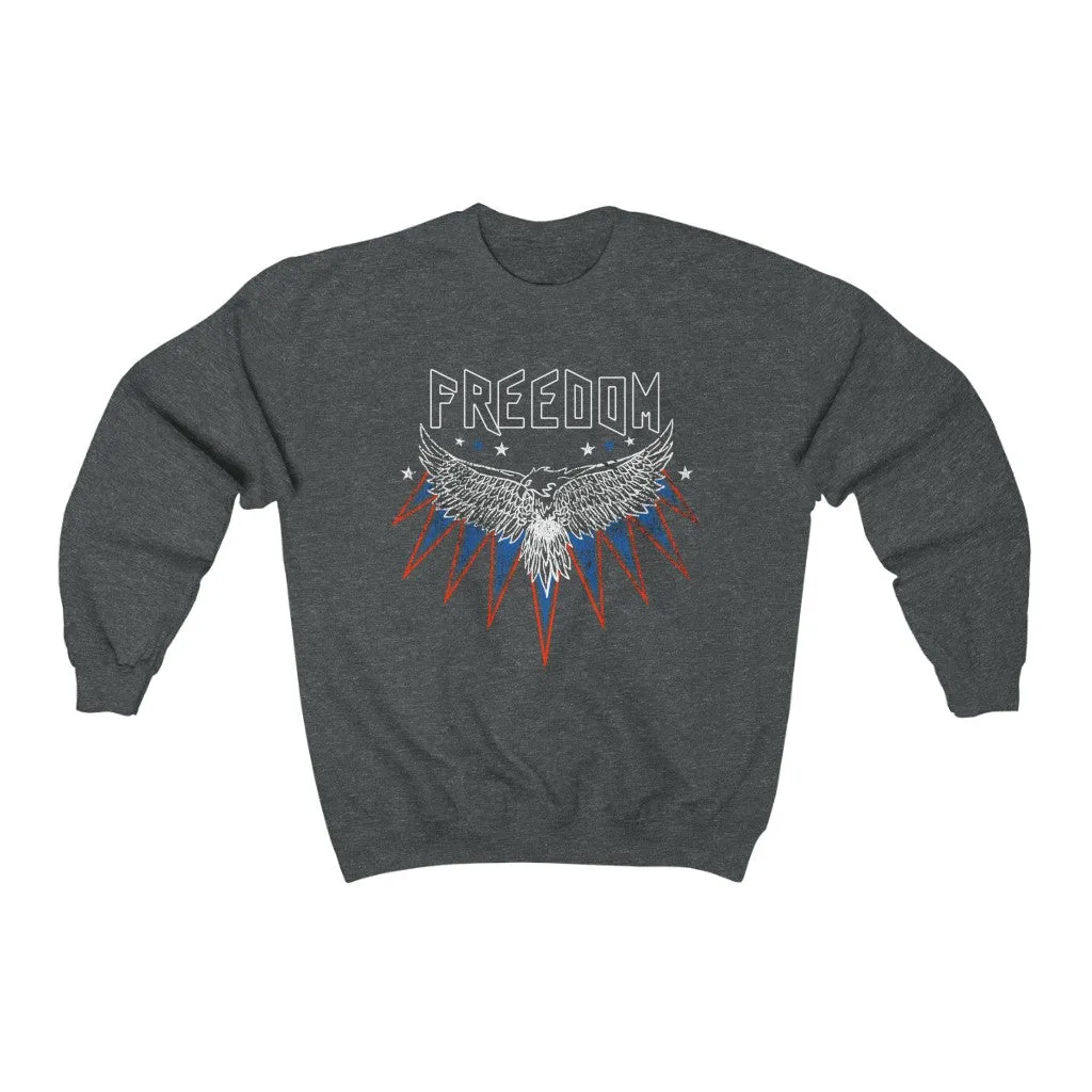 Freedom Star Eagle Unisex Sweatshirt sold by Always Stylish Mama