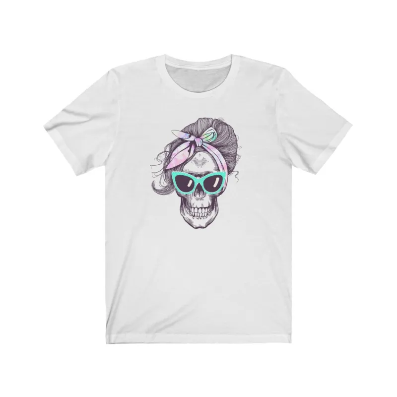 Tie Dye Bandana Skull Tee sold by Always Stylish Mama
