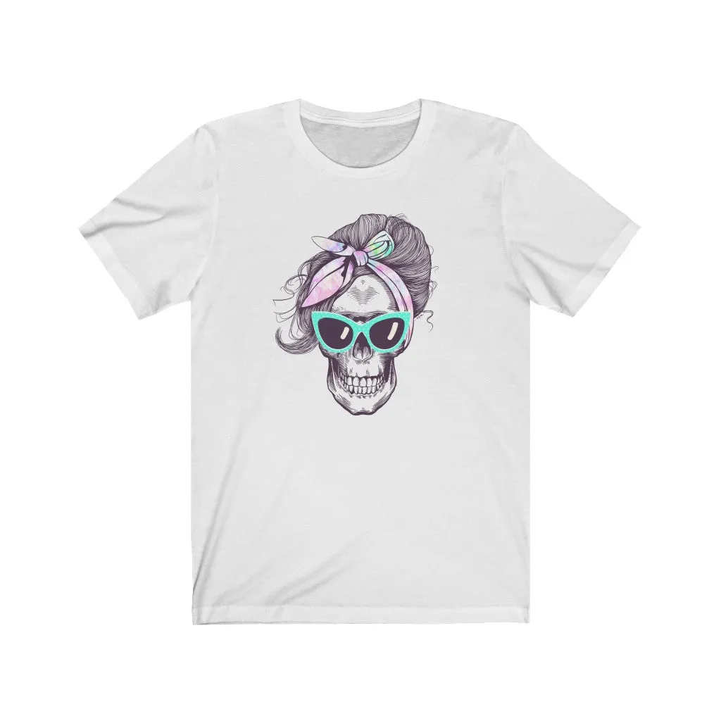 Tie Dye Bandana Skull Tee sold by Always Stylish Mama