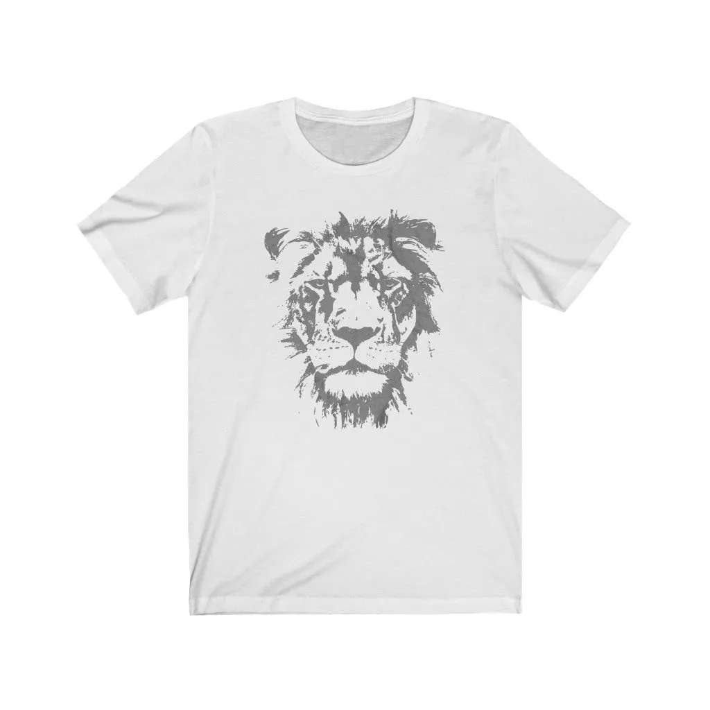 Lion Face Grunge Unisex Tee sold by Always Stylish Mama