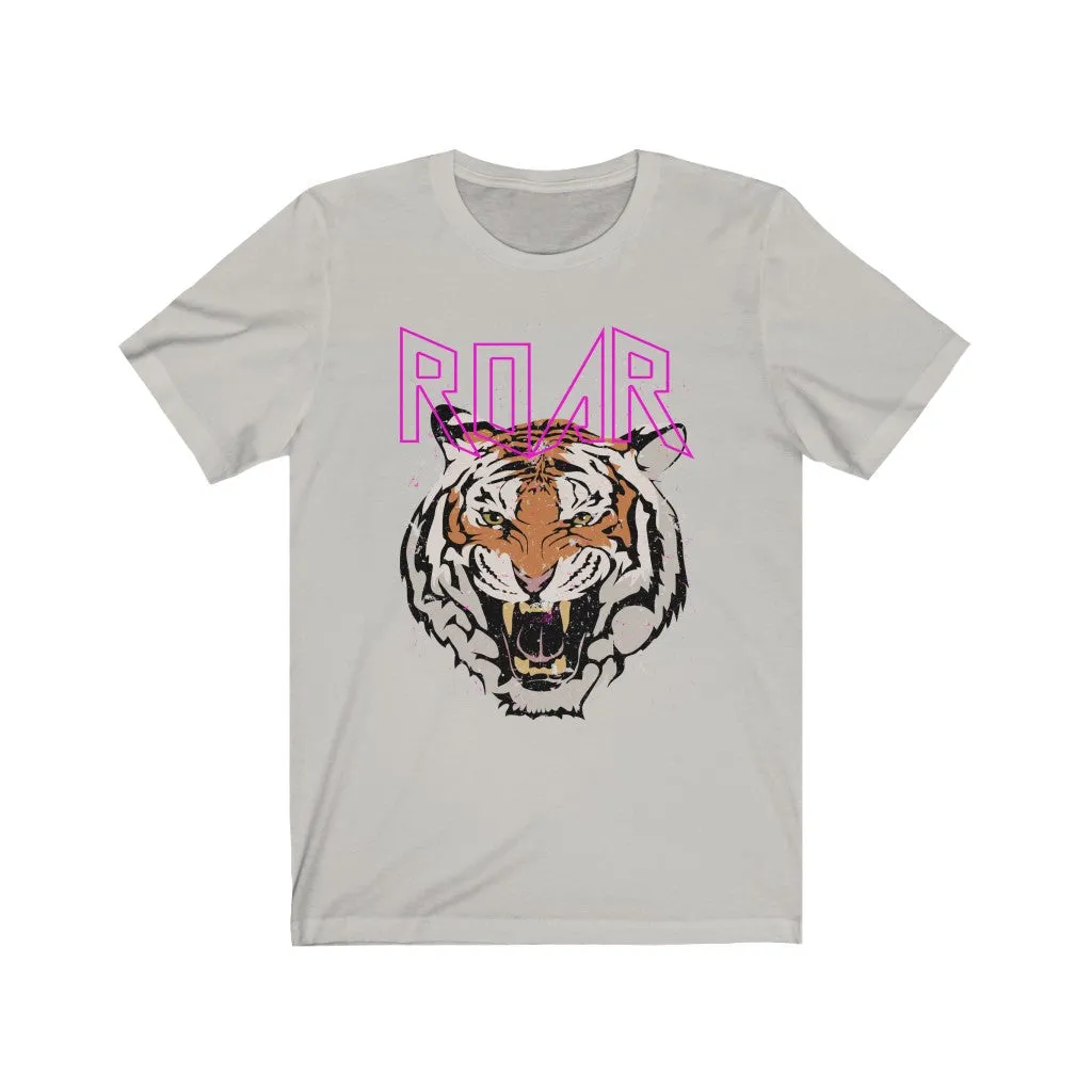 Tiger Roar Distressed Unisex Tee sold by Always Stylish Mama product image thumbnail 4