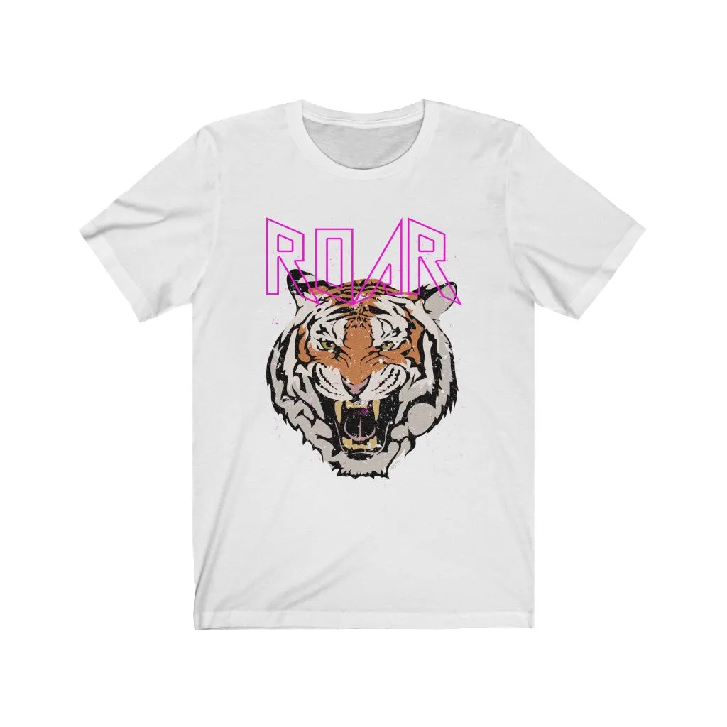 Tiger Roar Distressed Unisex Tee sold by Always Stylish Mama