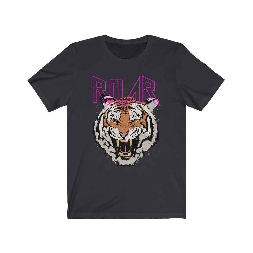 Tiger Roar Distressed Unisex Tee sold by Always Stylish Mama product image thumbnail 5