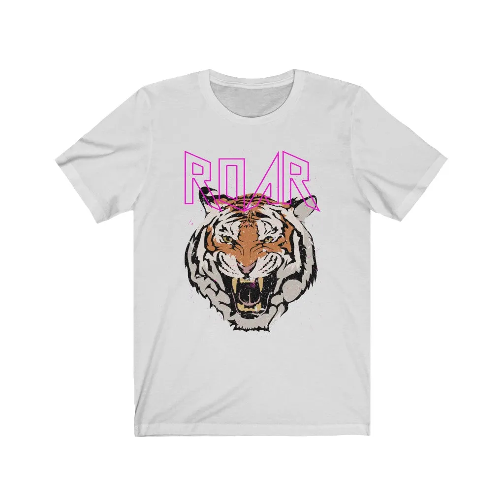 Tiger Roar Distressed Unisex Tee sold by Always Stylish Mama product image thumbnail 2