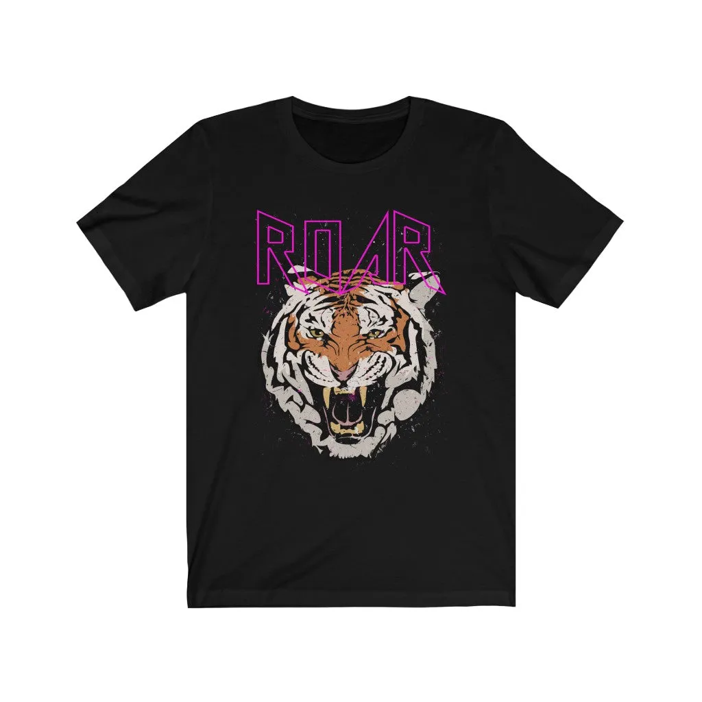 Tiger Roar Distressed Unisex Tee sold by Always Stylish Mama product image thumbnail 3