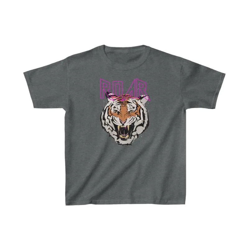 Youth - Tiger Roar Cotton Tee sold by Always Stylish Mama