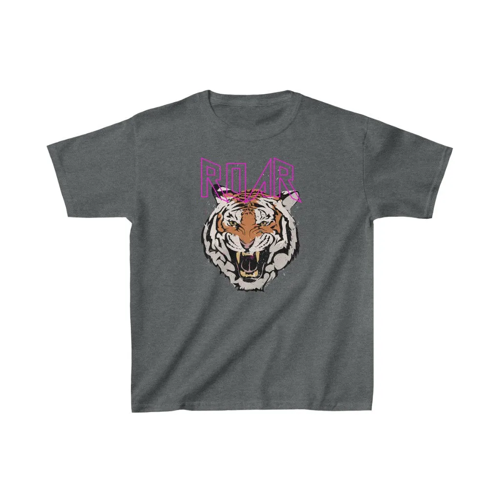 Youth - Tiger Roar Cotton Tee sold by Always Stylish Mama