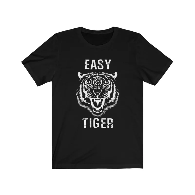 Easy Tiger Distressed Unisex Tee sold by Always Stylish Mama