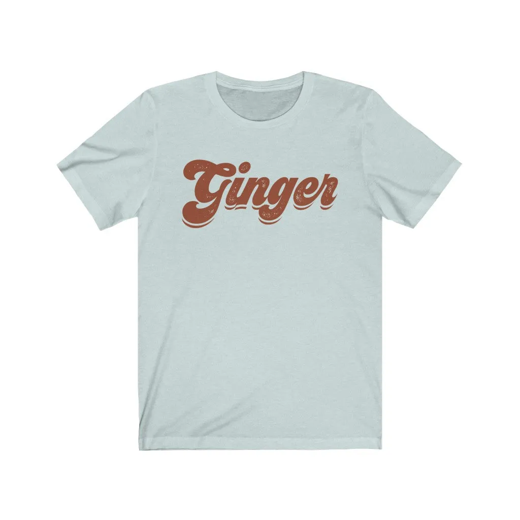 Ginger Babe Distressed Unisex Tee sold by Always Stylish Mama product image thumbnail 5