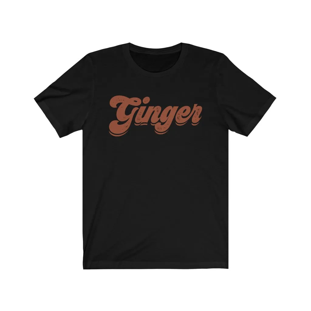 Ginger Babe Distressed Unisex Tee sold by Always Stylish Mama product image thumbnail 3