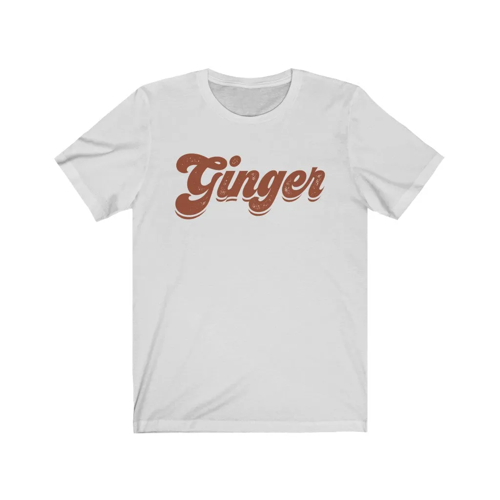 Ginger Babe Distressed Unisex Tee sold by Always Stylish Mama product image thumbnail 2