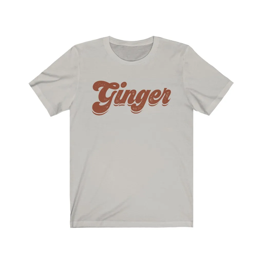 Ginger Babe Distressed Unisex Tee sold by Always Stylish Mama product image thumbnail 4