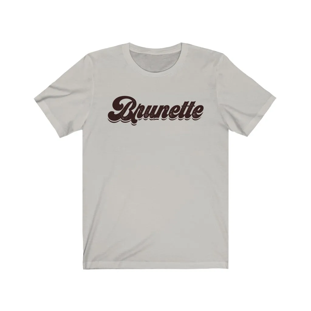 Brunette Babe Distressed Unisex Tee sold by Always Stylish Mama product image thumbnail 3