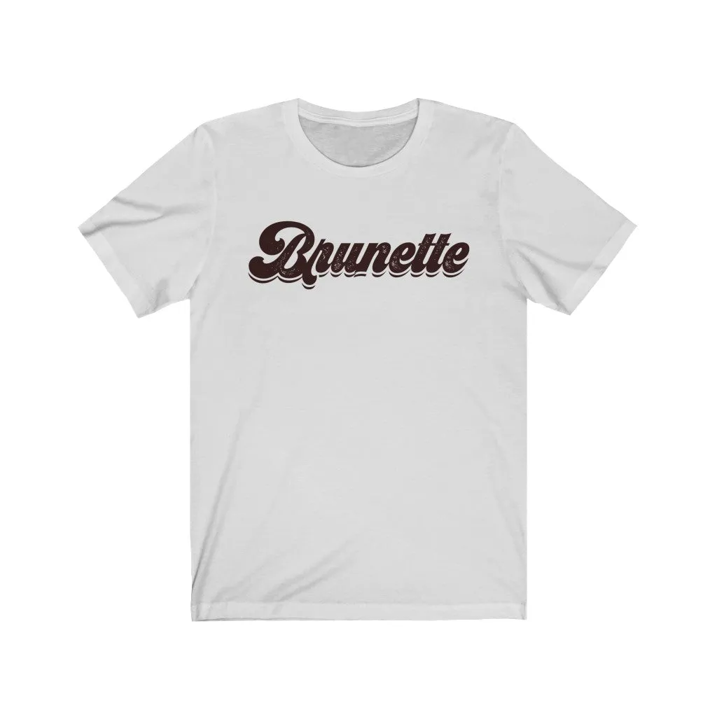 Brunette Babe Distressed Unisex Tee sold by Always Stylish Mama product image thumbnail 2