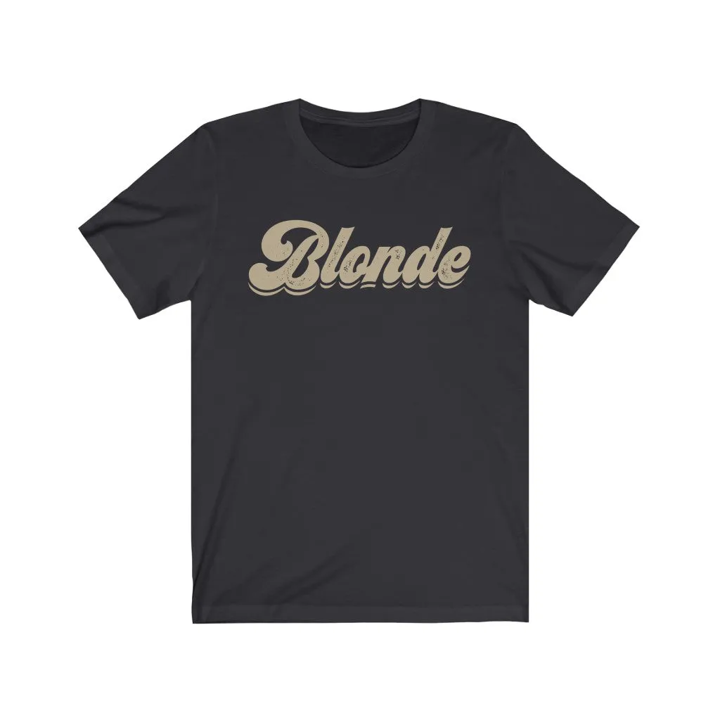 Blonde Babe Distressed Unisex Tee sold by Always Stylish Mama product image thumbnail 3