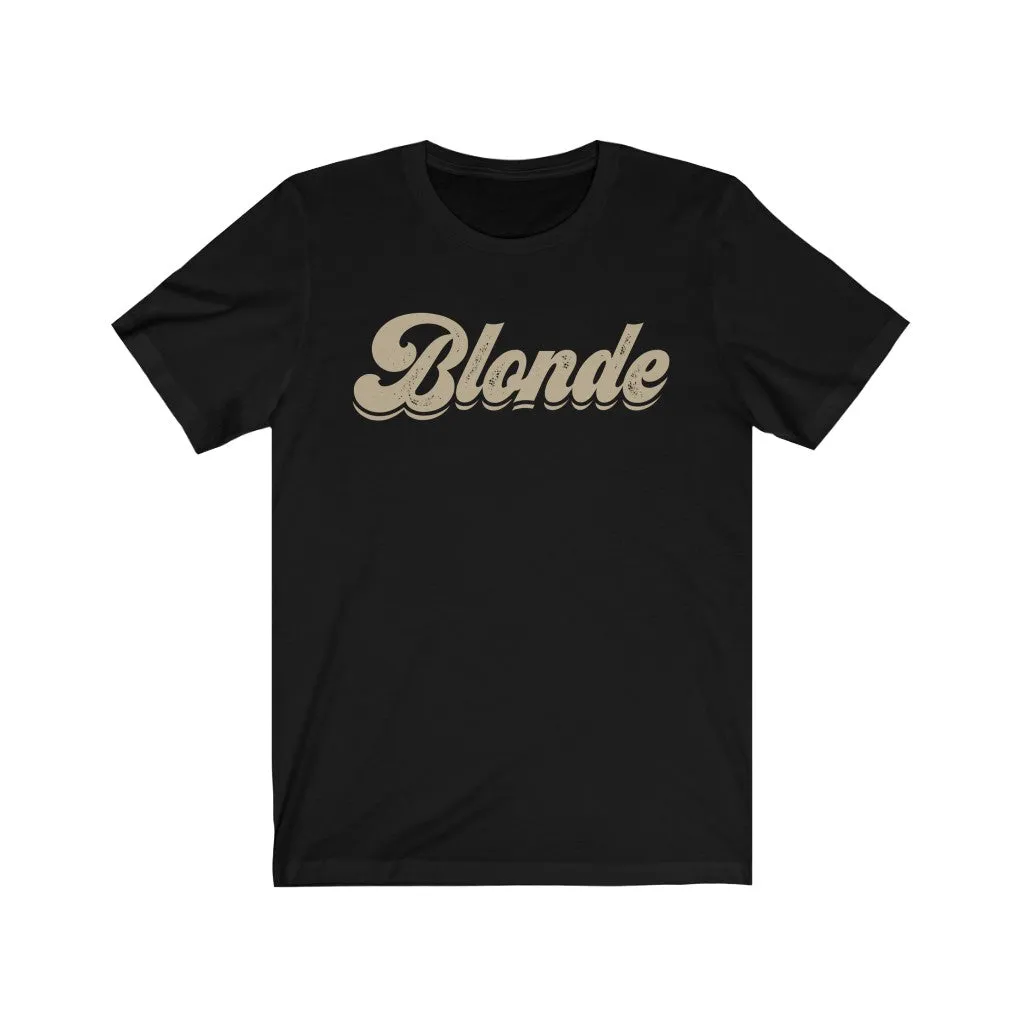 Blonde Babe Distressed Unisex Tee sold by Always Stylish Mama