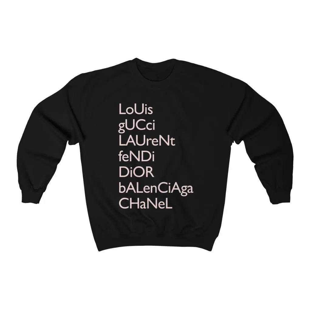 Designer Love Unisex Sweatshirt sold by Always Stylish Mama