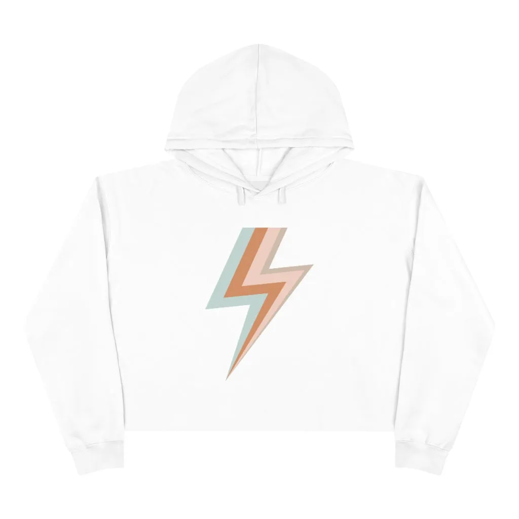 Striped Bolt Cropped Hoodie sold by Always Stylish Mama