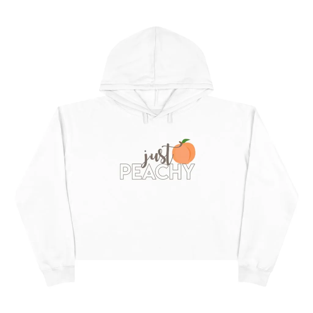Just Peachy Cropped Hoodie sold by Always Stylish Mama