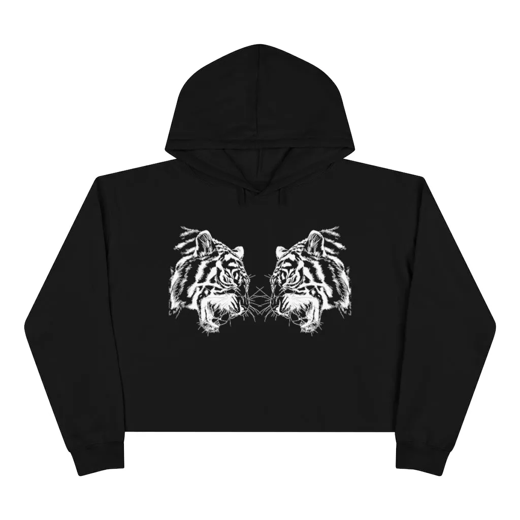 Dueling Tigers Cropped Hoodie sold by Always Stylish Mama