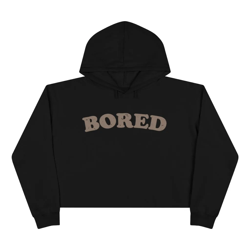 Bored Distressed Cropped Hoodie sold by Always Stylish Mama