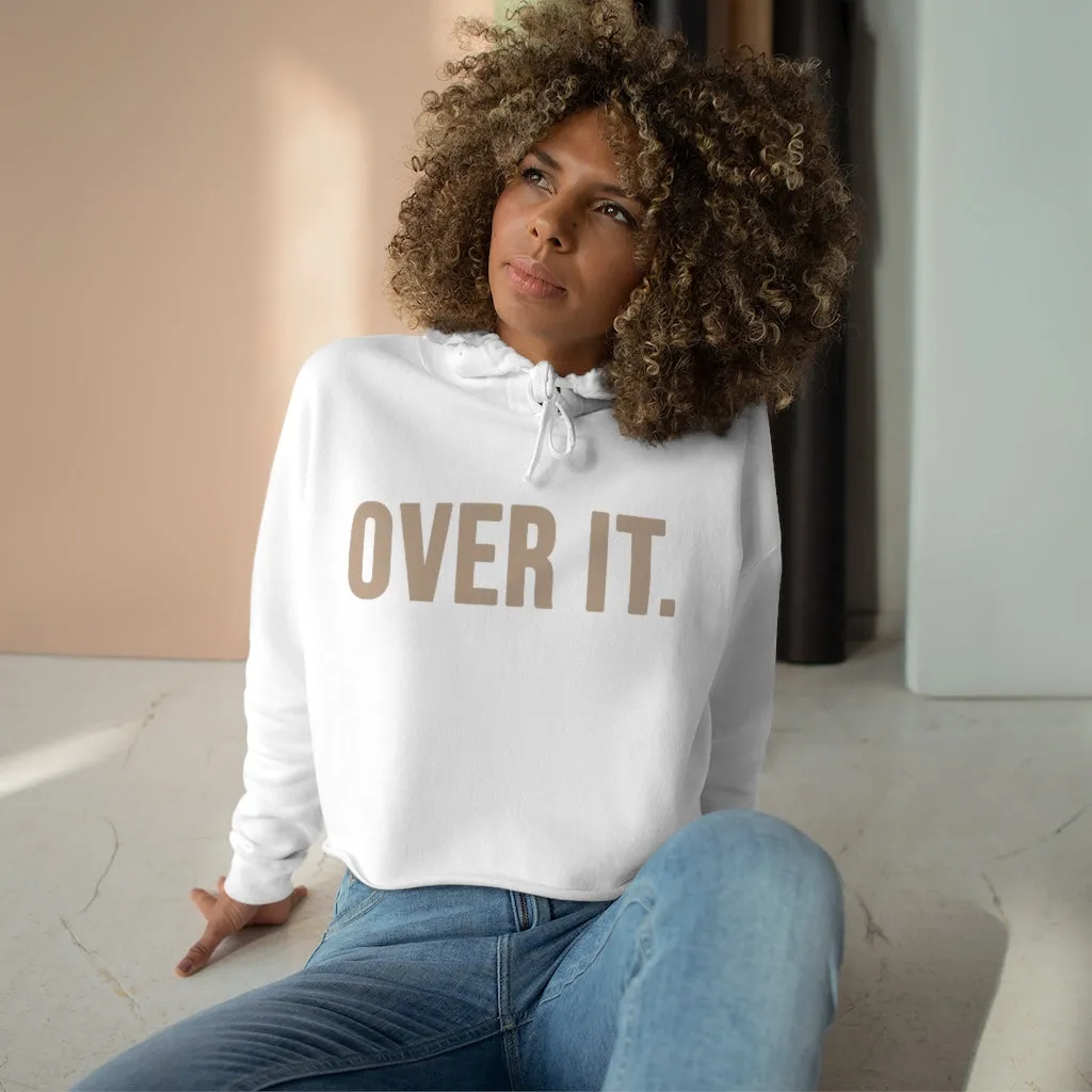 Over It Cropped Hoodie sold by Always Stylish Mama product image thumbnail 4