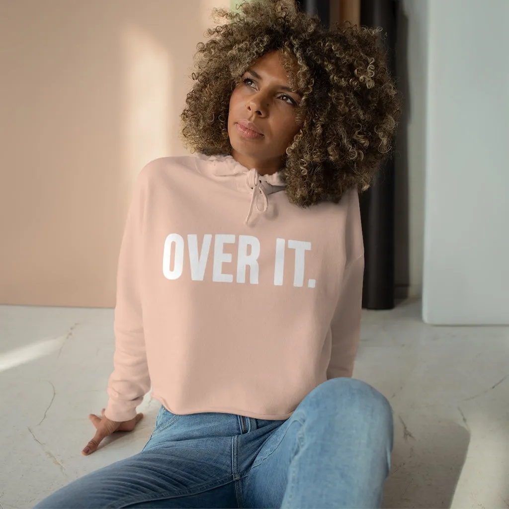 Over It Cropped Hoodie sold by Always Stylish Mama product image thumbnail 2