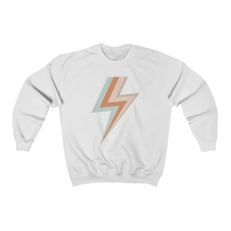 Striped Bolt Unisex Sweatshirt sold by Always Stylish Mama