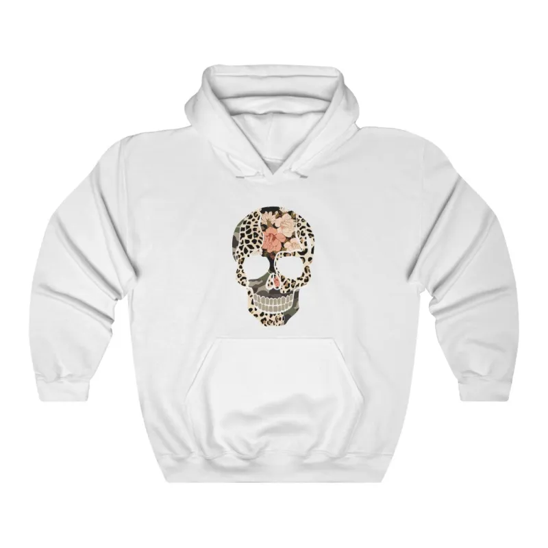 Multi Print Skull Unisex Hooded Sweatshirt made by Always Stylish Mama