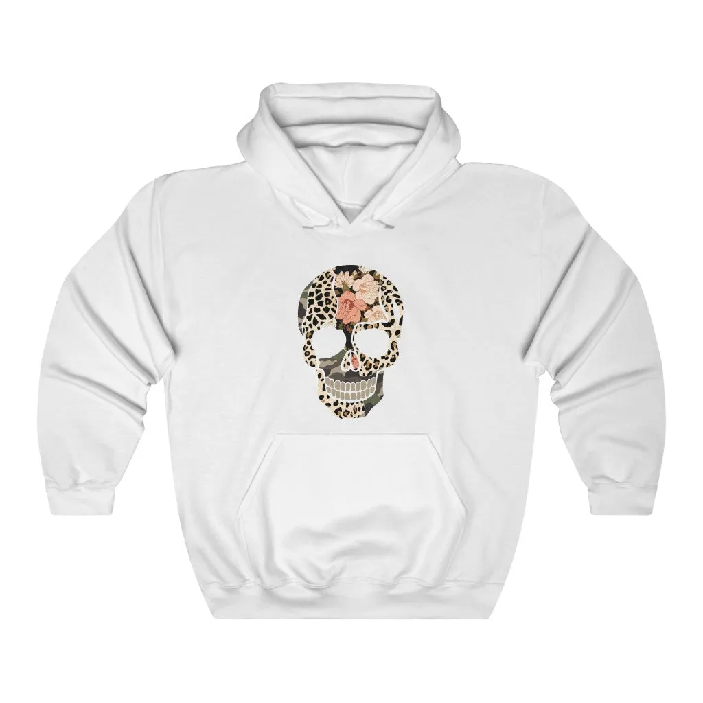 Multi Print Skull Unisex Hooded Sweatshirt sold by Always Stylish Mama